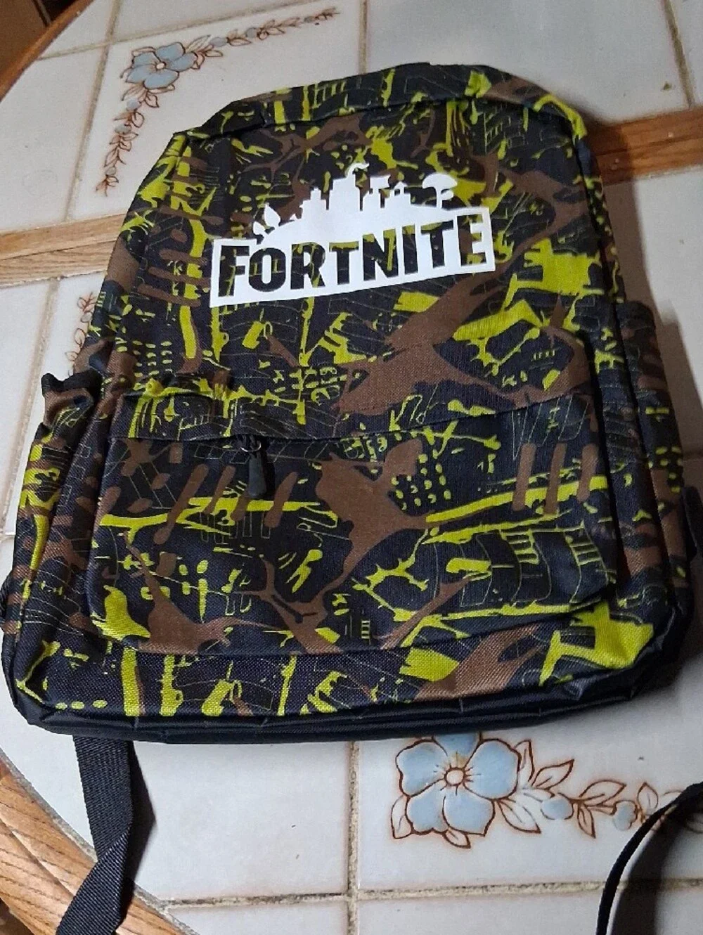 Fortnite Green Camo Accessory Bag Set